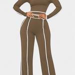 Frohmut – Oberteil mit Kontraststreifen & weite Hose Set von Amora Bern, Ansicht 7