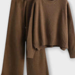 Irmelinde – Rollkragen-Strickpullover & Hose Set von Amora Bern, Ansicht 2