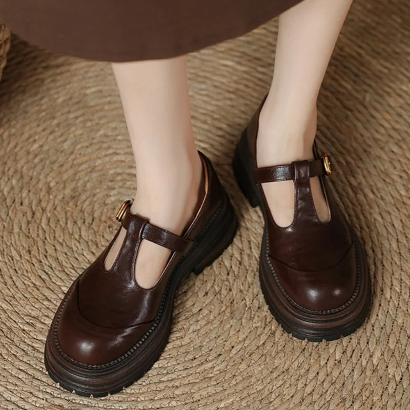 Luisa – Vintage-T-Steg-Schuhe von Amora Bern, Ansicht 2