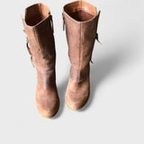 Wulfhilda – Vintage-Stiefeletten in Wadenhöhe von Amora Bern, Ansicht 3