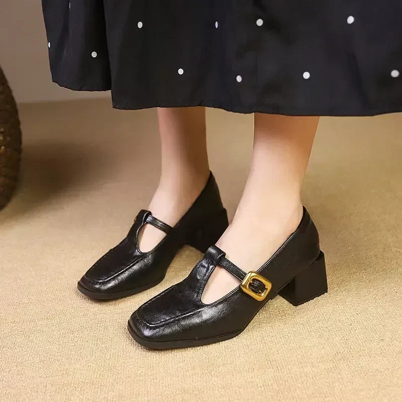 Ida – Zeitlose Damen-Schuhe mit mittelhohem Absatz von Amora Bern, Ansicht 2