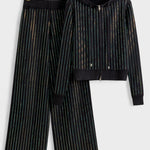 Elfhild – Strickjacke mit Kapuze & Hose Set von Amora Bern, Ansicht 4