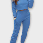Ratrud – Beiges Strickoberteil & Hose Set von Amora Bern, Ansicht 5