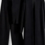 Isgard – Dreiteiliges Rippstrick-Set mit Hose von Amora Bern, Ansicht 7