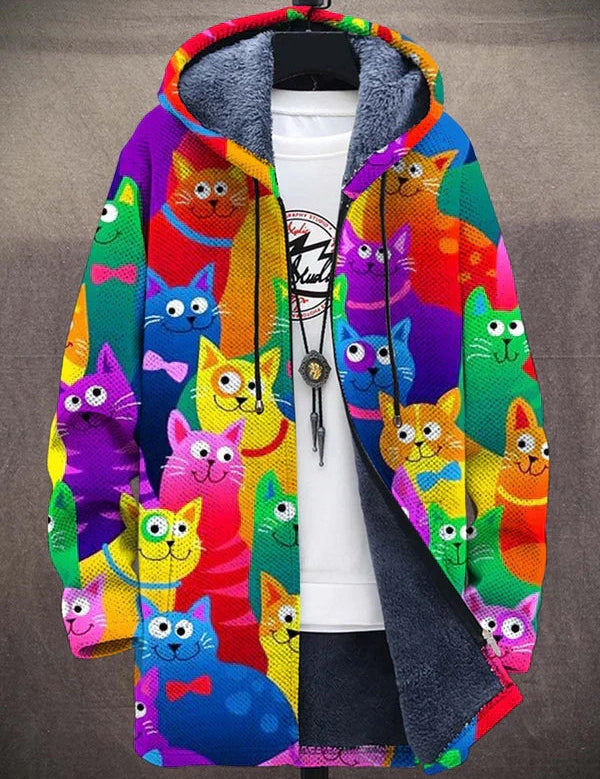 Tania™ | Unisex-Kapuzenjacke, inspiriert von luxuriöser Kunst