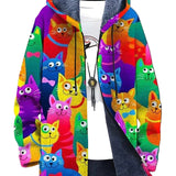 Tania™ | Unisex-Kapuzenjacke, inspiriert von luxuriöser Kunst
