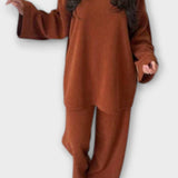 Sunhild – Oversize-Langarm-Oberteil & weite Hose Set von Amora Bern, Ansicht 3