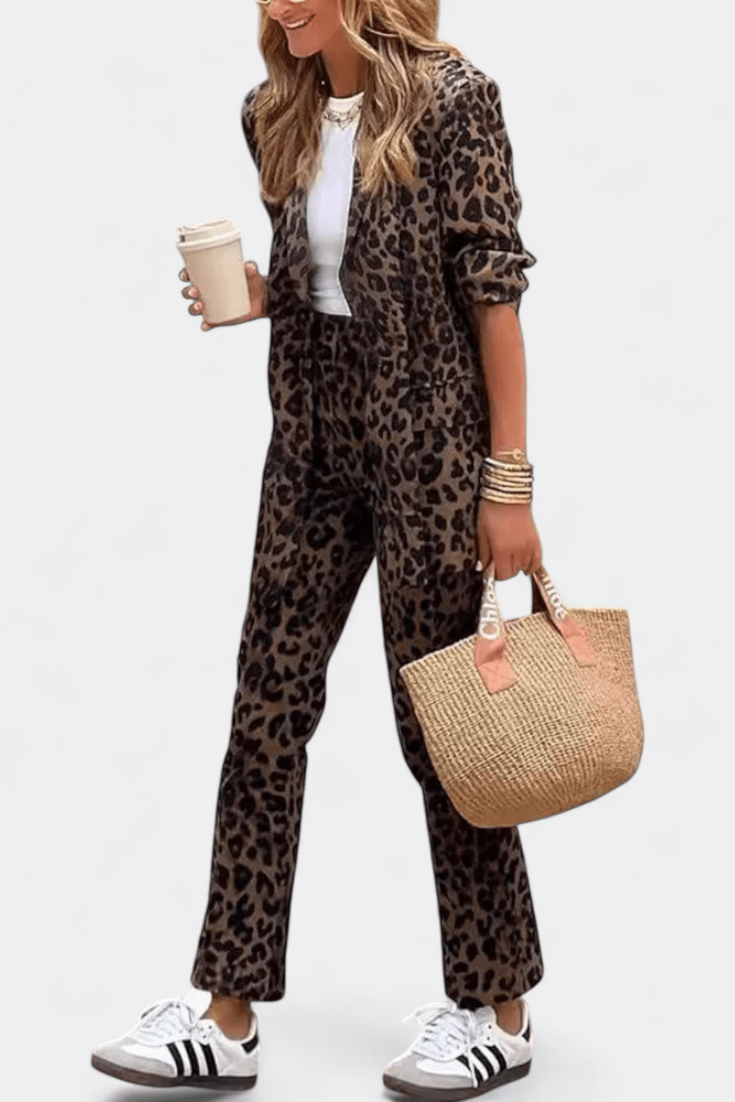 Gerhild – Hemd & Hose mit Leopardenmuster Set von Amora Bern