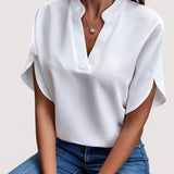 Rosmarie™ | Drapierte Bluse