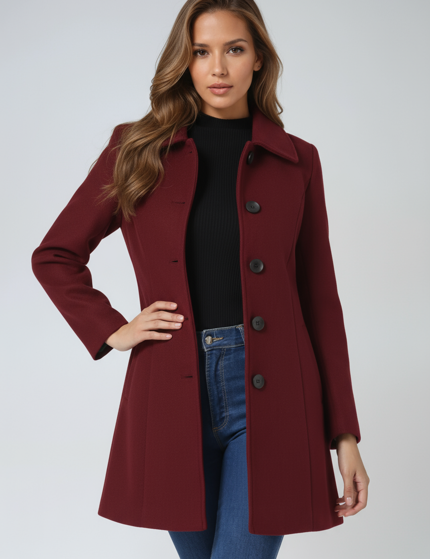 ELEGANTE FIT-&-FLARE-JACKE