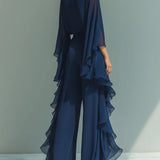 Aurora | Elegantes Chiffon-Set mit Volants
