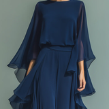 Aurora | Elegantes Chiffon-Set mit Volants