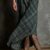 Valentina™ | Maxikleid im Karo-Look