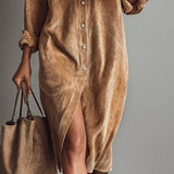Emilie™ | Midikleid aus Cord