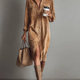Emilie™ | Midikleid aus Cord