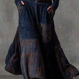 Elsa™ | Maxikleid aus Wildleder mit Gürtel