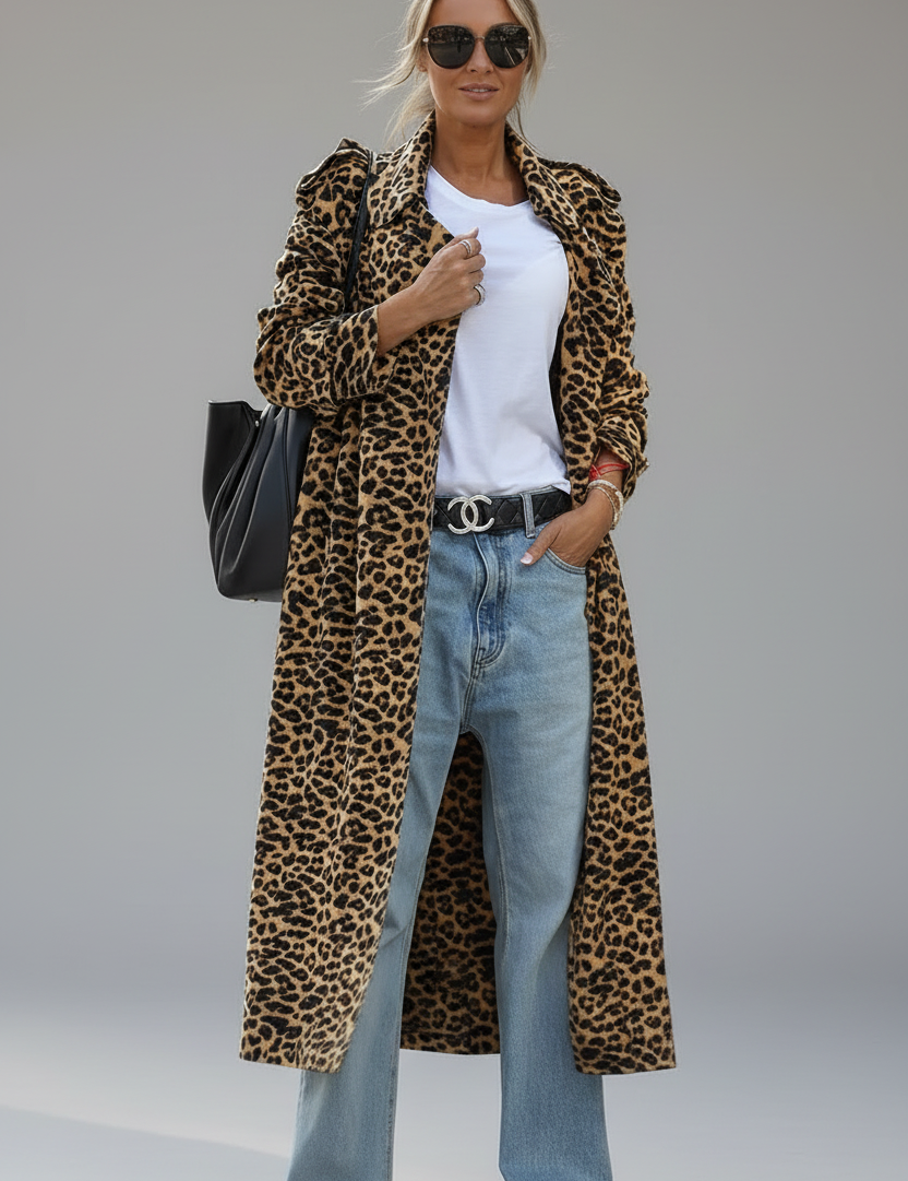 MANTEL MIDI LEOPARDO
