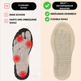Mila  – Komfortable orthopädische Sneakers + Reissverschluss