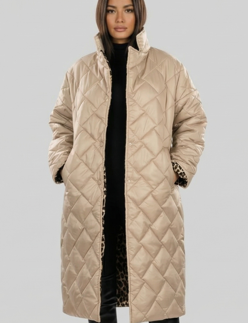 Kaarina™ | Eleganter Leopard-Mantel