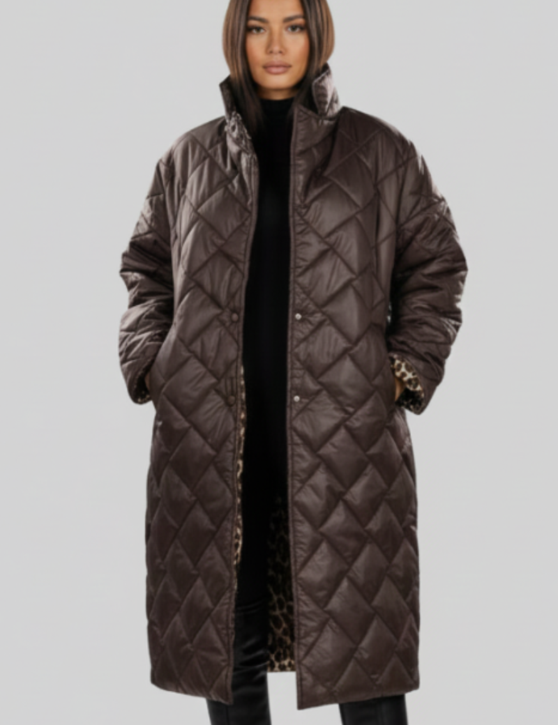 Kaarina™ | Eleganter Leopard-Mantel