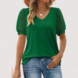 Ilse™ | Transparente Bluse mit V-Ausschnitt