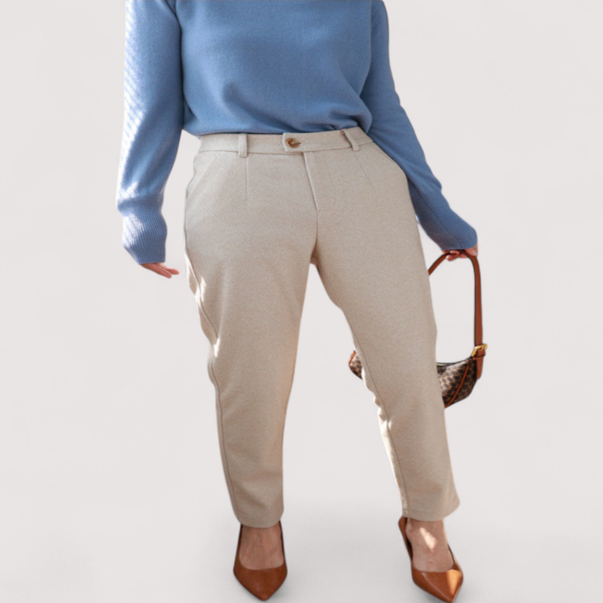 Helga™ | Hochtaillierte Slim-Fit-Hosen