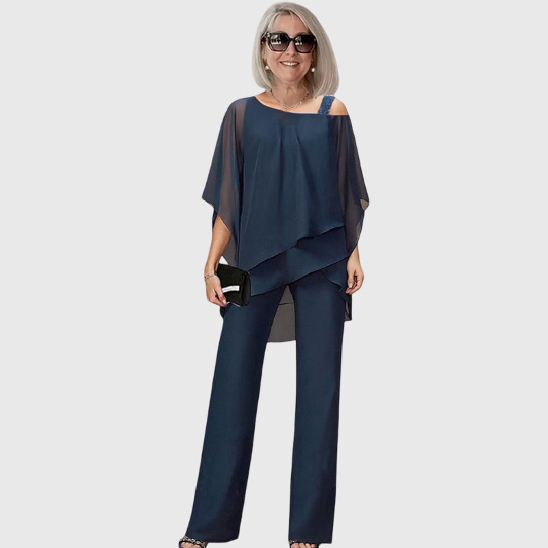 Orlina Elegantes Zweiteiler-Set, Vorderansicht