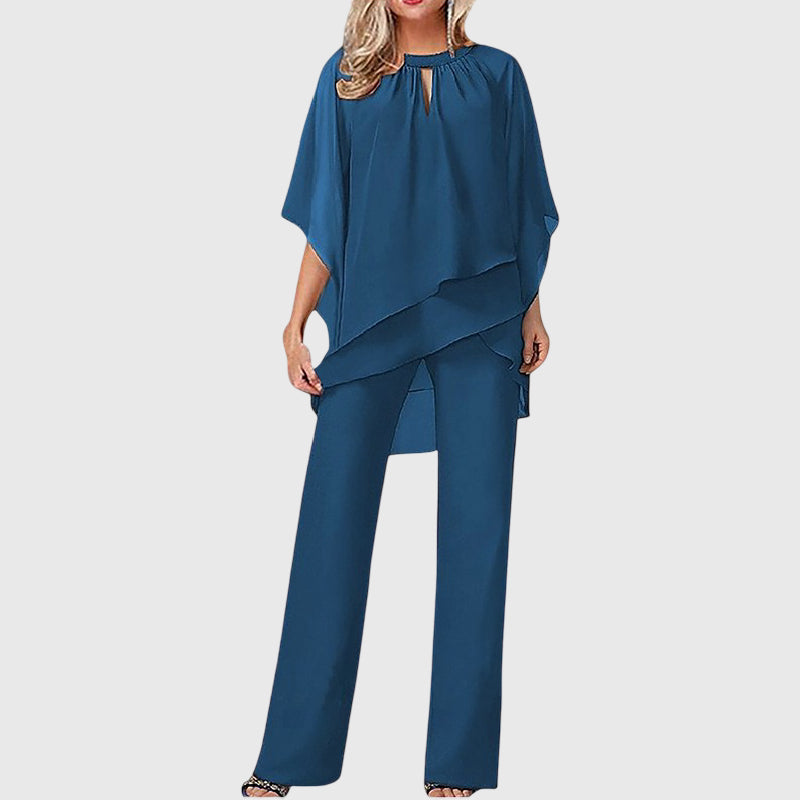 Samira Elegantes Zweiteiler-Set, Vorderansicht