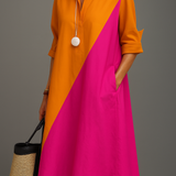 Sabrina | Bequemes Midi-Kleid