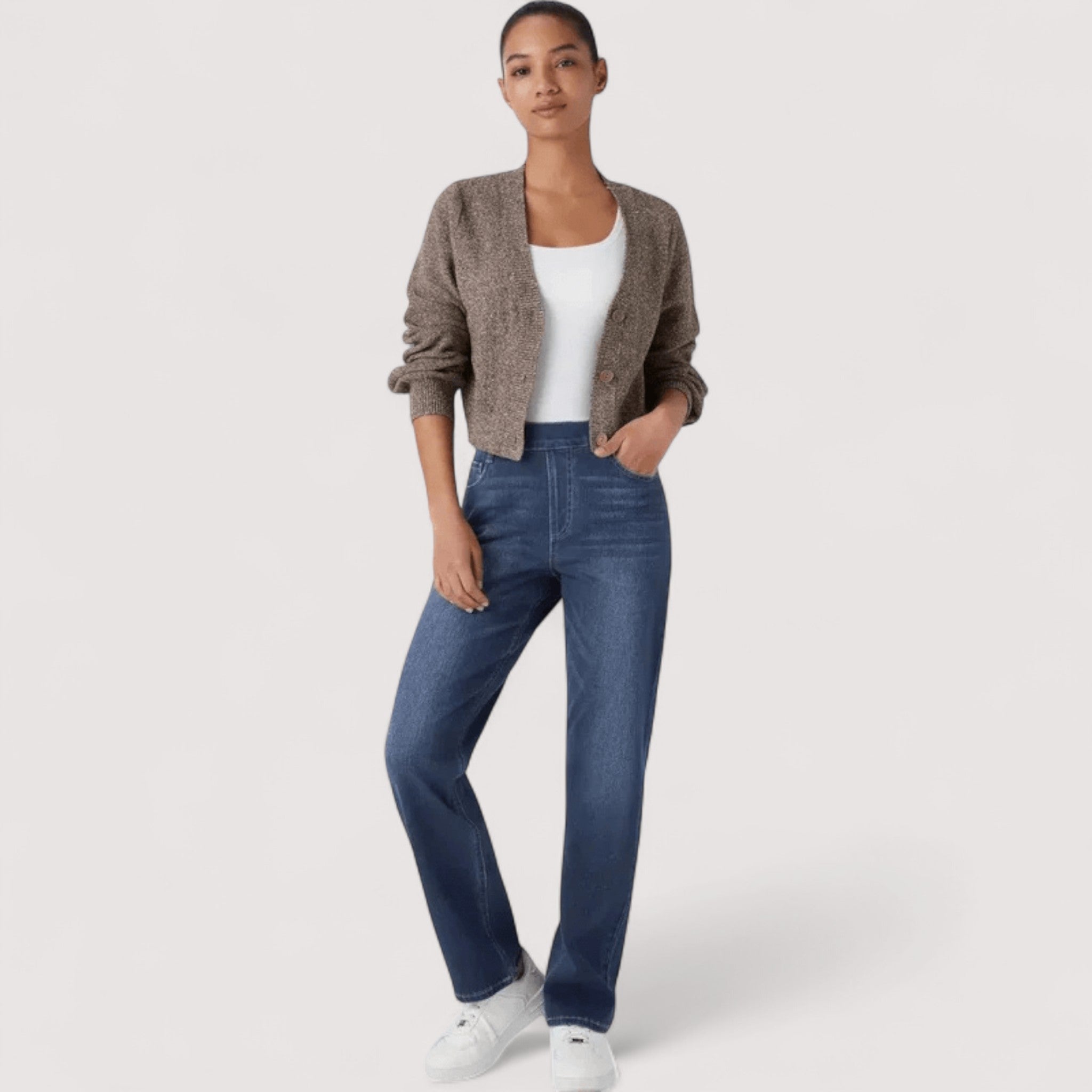 Paola™ | Bequeme High-Waist-Hosen