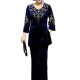 Elvire – Elegantes zweiteiliges Samt-Set