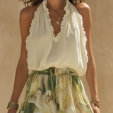 Lyselle™ | Elegantes luftiges Set mit Blumenprint