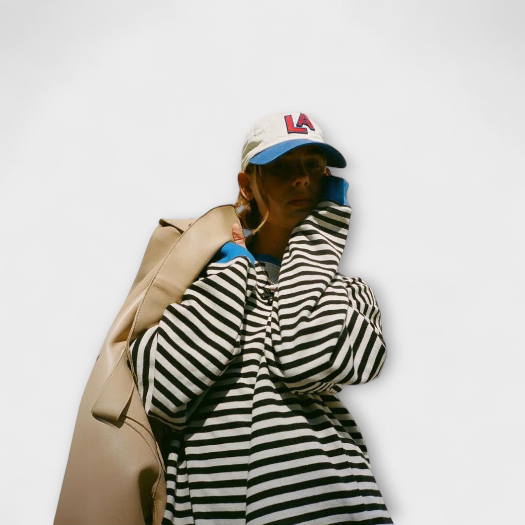 Mary - Oversize-Pullover mit Streifen