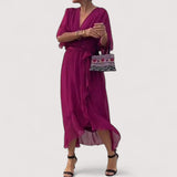 Ylva™ | Kleid aus Seidenmusselin