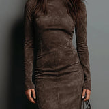 Linn™ | Midi-Kleid in Braun