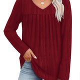 Ellia™ | Leichte Strickbluse mit V-Ausschnitt