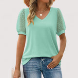 Ilse™ | Transparente Bluse mit V-Ausschnitt