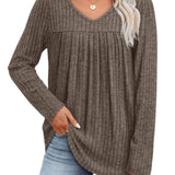 Ellia™ | Leichte Strickbluse mit V-Ausschnitt