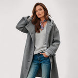 Lorena™ | Stilvolle lange Winterjacke