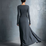 Noémie™ | Maxikleid mit seitlichem Knoten