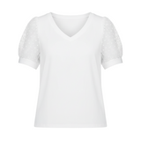 Ilse™ | Transparente Bluse mit V-Ausschnitt
