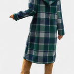 Swanhilde – Karierte Jacke mit Kapuze von Amora Bern, Ansicht 5