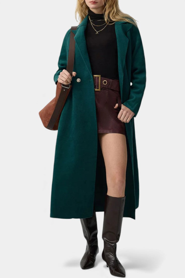 Klothilde – Eleganter langer Mantel von Amora Bern, Ansicht 3