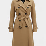 Perpetua – Zweireihiger Trenchcoat mit Gürtel von Amora Bern, Ansicht 7