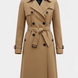 Perpetua – Zweireihiger Trenchcoat mit Gürtel von Amora Bern, Ansicht 7