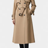 Perpetua – Zweireihiger Trenchcoat mit Gürtel von Amora Bern, Ansicht 6