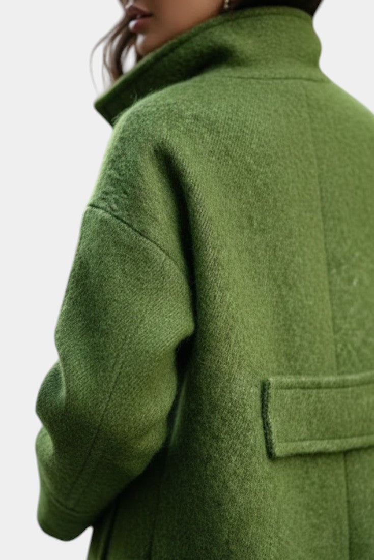 Konradine – Langer Oversize-Mantel mit Zweireiher von Amora Bern, Ansicht 6