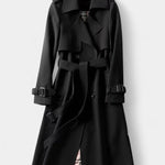 Perpetua – Zweireihiger Trenchcoat mit Gürtel von Amora Bern, Ansicht 9