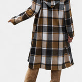 Swanhilde – Karierte Jacke mit Kapuze von Amora Bern, Ansicht 2