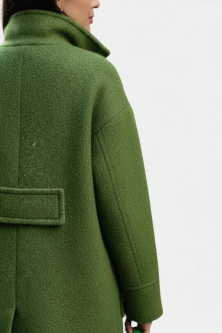 Konradine – Langer Oversize-Mantel mit Zweireiher von Amora Bern, Ansicht 7